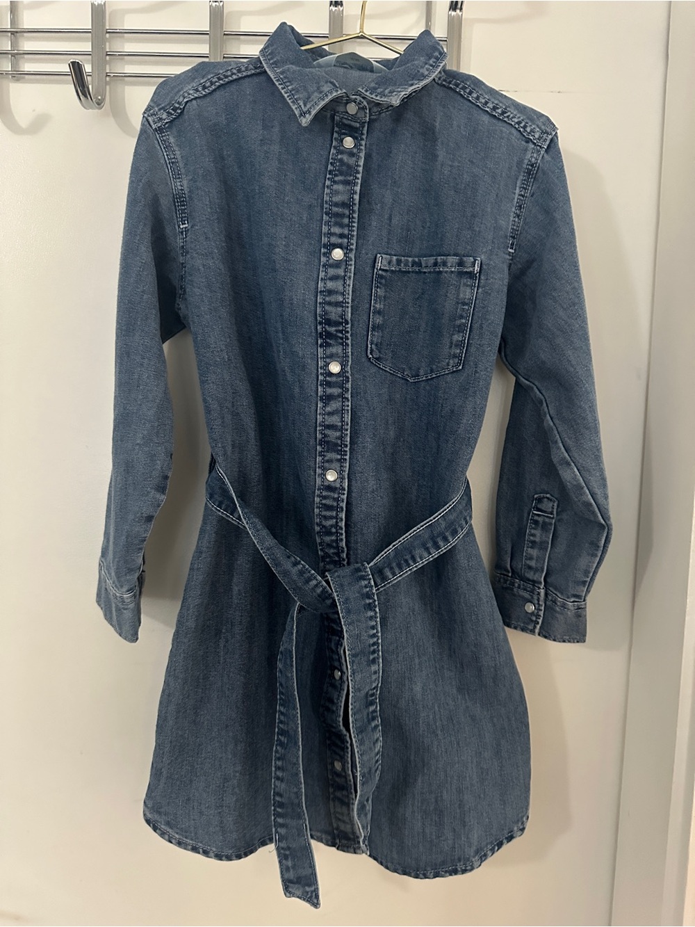 H&M Kids Denim Shirt Dress | Size 7